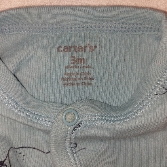 5 pc. Boy's 3M Lot of Footed Sleepers - incl. Fleece Christmas Sleeper - Picture 9 of 16